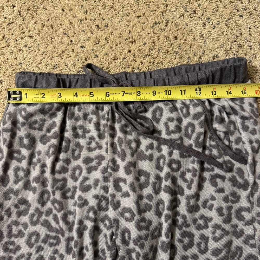 Lucky Brand 3 Piece Sleepwear Set Leopard Print Size Small - Picture 2 of 16